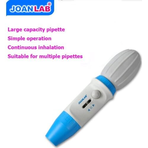 JOANLAB Pipette Pump Transfer Pipette Single Channel Adjustable pipettor with Tube, Lab Liquid handing