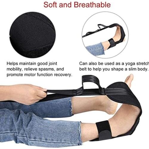 Yoga Stretching Strap Rehabilitation Training Belt Indoor Body Stretching Lifting Fitness Exercise Elasticity Stretching Belt
