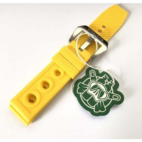 STEELDIVE Automatic Watch Strap Replacement Watch bands Automatic Watch 22mm Bracelets Blue Dive Watches Rubber Strap 20/22mm