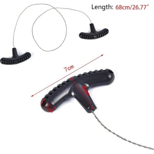 Manual Outdoor Foldable PP Handle Wire Saw Emergency Tool Wild Surval Manual Essential Tool for Hiking Camping