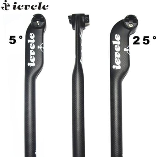 Ievele new arrival Mountain & Road 3K Full Carbon Bicycle seatpost carbon bike seatpost MTB bike parts 27.2/30.8/31.6*350/400mm
