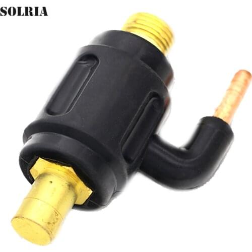 TIG Welding Power Cable Quick Convert Connector M12*1.0 Gas Adapter Transfer Integrate 10-25/35-50 Euro Connector for TIG Torch