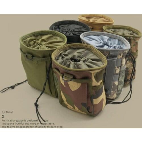 Tactical Dump Drop Pouch Magazine Pouch Military Hunting Airsoft Gun Accessories Sundries Pouch Protable Molle Recovery Ammo Bag