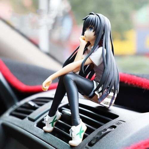 Japan Style Car Ornaments Lovely Beautiful Girls Car Interior Control Home Desk Decoration Figurines & Miniatures Cartoon Girl