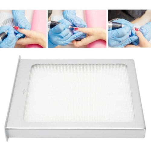 48W Embedded Nail Dust Collector Filter Screen Nail Dust Collector Filter Desktop Nail Art Vacuum Cleaner Filter Screen