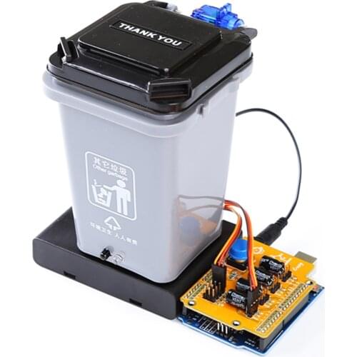 Funny Creative Automatic Trash Can Robot Toys Children’s Programming DIY Kit Xmas Gift