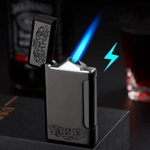 Loudly Torch/Turbo Lighter Side Pressure Gas Lighter 1300C Metal Cigarette Lighters Cigar Smoking Accessories Gadgets for Men
