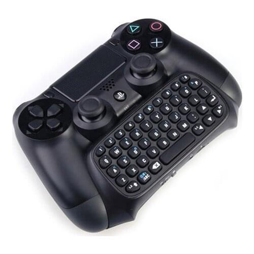 2 in 1 Bluetooth Mini Wireless Chatpad Message Keyboard Game Consoles for Sony Playstation 4 PS4 Controller