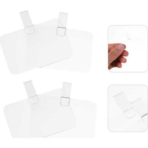 20Pcs Universal Connectors Phone Hanging Lanyard Connecting Pieces (Transparent)