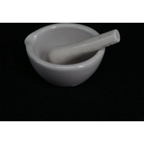 80mm Ceramic Porcelain Mortar And Pestle Mix Grind Bowl Set Herbs Kitchen