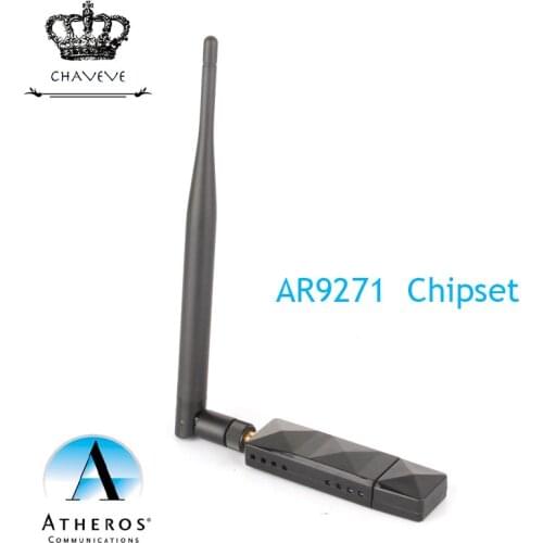 Atheros AR9271 Chipset 150Mbps Wireless USB WiFi Adapter 802.11n Network Card With 5DB Antenna For Windows/8/10/Kali Linux