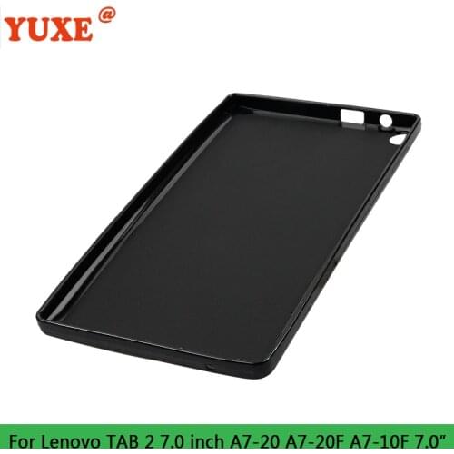 Tablet Case For Lenovo Tab 2 A7-20 A7-20F 7.0 inch Tab2 7.0" A7-10F Funda Back TPU Silicone Anti-Drop Cover