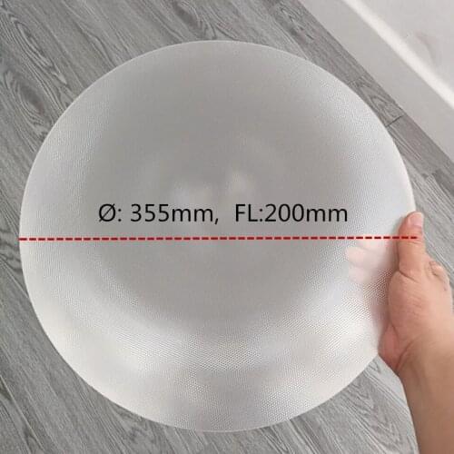 355mm diameter 200mm focal length fly eye lens microlens array compound eye honey comb fresnel lens
