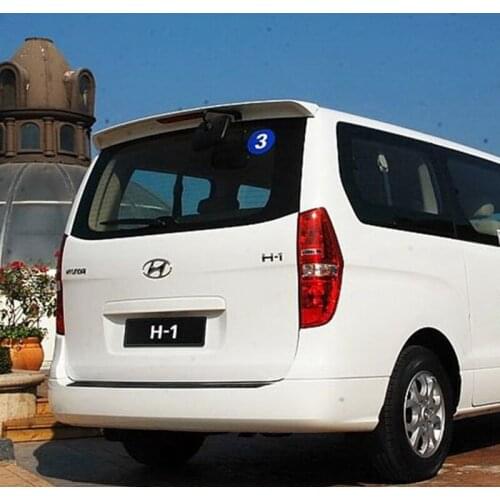 For Hyundai H-1 Wagon Spoiler High Quality ABS Material Car Rear Trunk Wing Accessories Body Kit