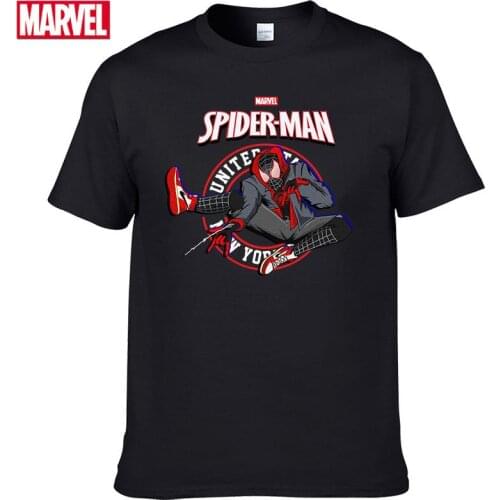 Marvel The Avengers spiderman t shirt Comfortable Breathable 100% cotton Fashion clothes for teens Summer Tops Mens shirts #64