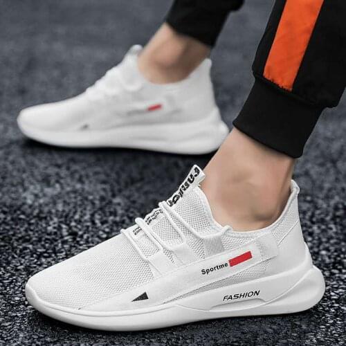 Korean fashion casual shoes mens sports shoes breathable comfortable running shoes mens shoes spring 2021 new