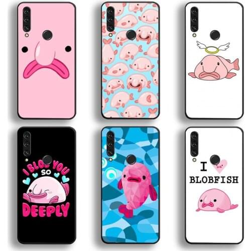 Cute Blobfish Phone Case Huawei Y6P Y8S Y8P Y5II Y5 Y6 2019 P Smart Prime Pro