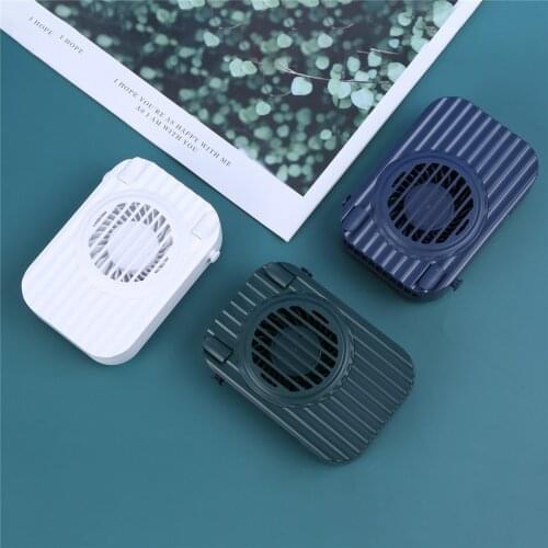 Min Air Fan Cooling Fan Leafless Rechargeable Neck Hanging Cooler Adjustable Portable Min Air Fan for Outdooor Sport