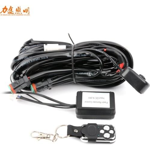 Car Light Modification Automotive DT Connector Cable Unit Offroad Truck Waterproof Car Led Light Bar Wiring Harness