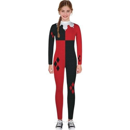New Halloween Cospaly Costume For Kids 3D Spider Ghost Jumpsuits Halloween Punky Bodysuit