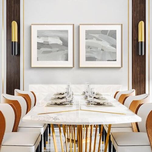 Poster of murals of sitting room of northern Europe contracted modern abstract porch prints canvas to decorate picture