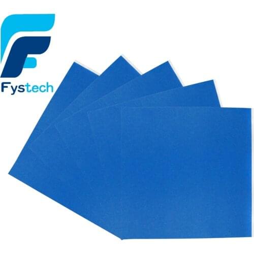 5pcs Blue Heat Paper Tape 200mmx210mm 3D Printers Parts Heating Painters High Temperature Rubber Polyimide Adhesive