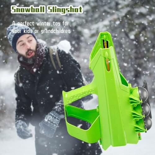 Snowball Launcher Fight Blaster Snowball Fighting Toy For Winter Launcher Snowball Gun Toy Tool Children Toy