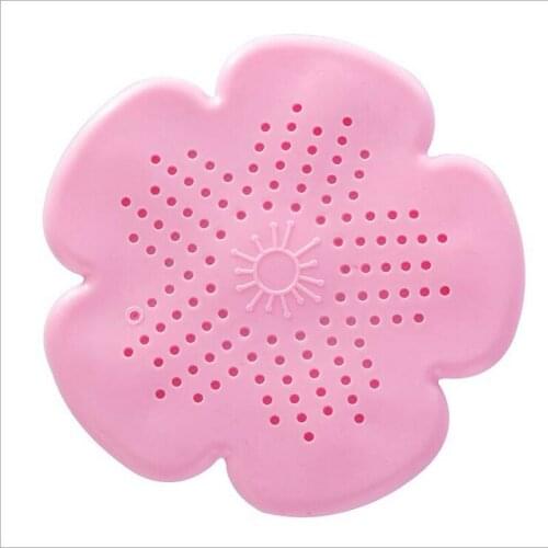 Kitchen Sink Anti-clogging Silicone Floor Drain Sewer Filter Anti-clogging Mat Hair Filter Mats Bathroom Supplies[KATEROSE]