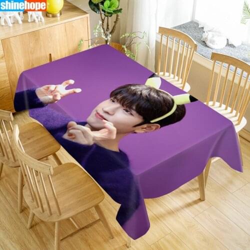 SeungMin Tablecloth Waterproof Fabric Rectangular Dust-proof Table Cover For Party Home Decor TV Covers