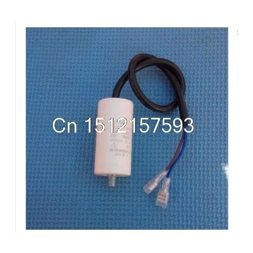 Washing Machine Refrigerator Freezer CBB65A-2 Nonpolar AC 450V 12uF 5% Motor Running Capacitor White 40x85mm 8mm Thread