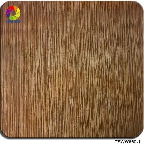 TSAUTOP 0.5m x 20m PVA Decals Wtp Foil Liquid Concept Film Straight Wood Grain Hydro Dipping Film WDF860-1