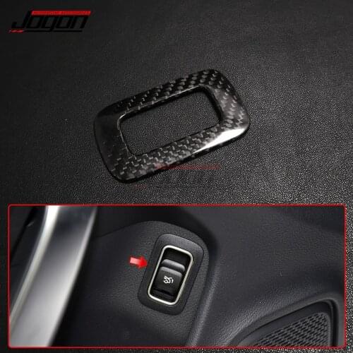 Interior Carbon Rear Tail Trunk Door Button Switch CoveR Trim For Mercedes Benz A CLA Class W177 C118 A35 A45 CLA180 CLA45 AMG