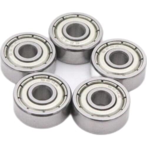 10PC Chrome Steel MR105ZZ 5x10x4mm Mini Ball Bearing