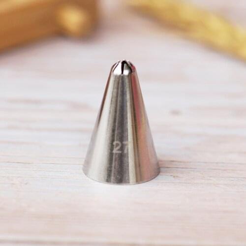 #27 Close Star Cake Cream Decorating Pastry Piping Nozzle Icing Tips Bakeware Kitchen Tools Stainless Steel Small Size