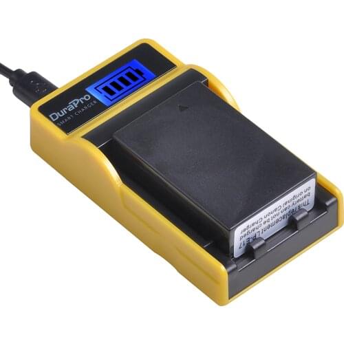 1pc LP-E17 LPE17 LP E17 Camera Battery + LCD Display USB Charger for Canon EOS Rebel T6i 750D T6s 760D M3 800D 8000D Kiss X8i