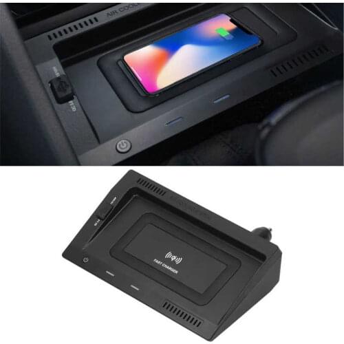 15W Car Wireless Charger QC3.0 USB Port QI Fast Charging Mobile Phone Holder Multiple Protection