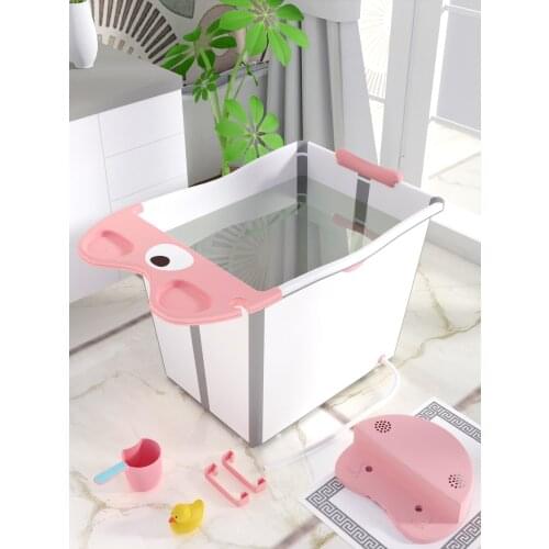 Free shipping folding baby bath new born 0-5year bucket household medicine bath big pet bath