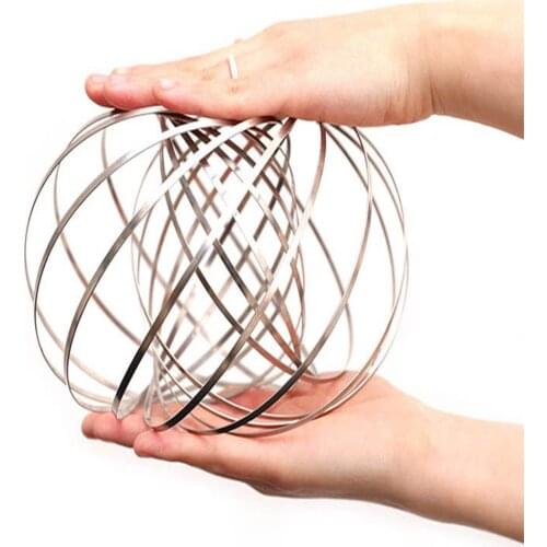 Spinner Magic Toy Anti-stress Flow Rings Exercise Pattern Fluid Bracelet Fun Funny Gadgets Interesting Toys For Children Gift