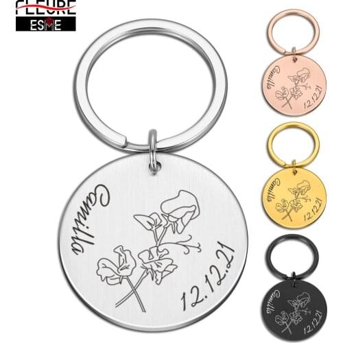Keychain Personalized Gift Couple Customized Keychain Love Jewelry for Car Keys Keychain for Bags Gift for Boyfriend Girlfriend