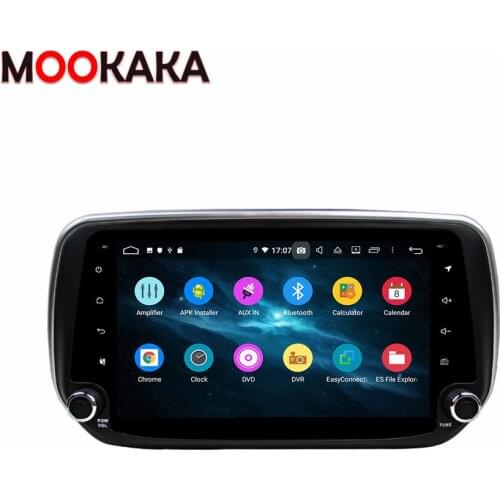 For Hyundai IX45 Sante Fe 2018 PX6 Android 10.0 4+128G Screen Car Multimedia DVD Player GPS Navi Auto Audio Stereo Head Unit DSP