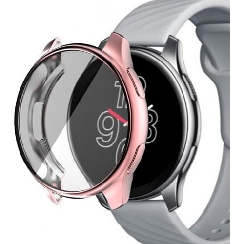 Screen Case Cover for -OnePlus Watch 46mm Full Coverage Bumper Frame Cover