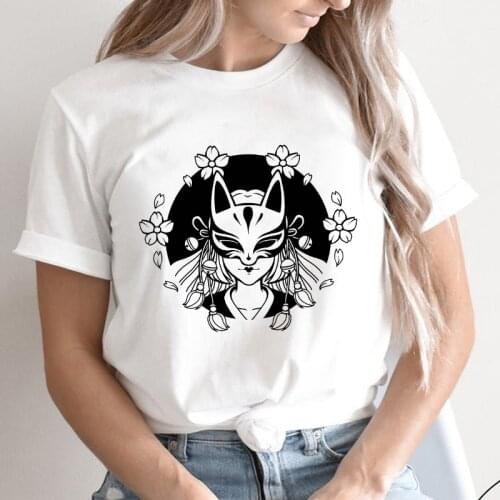 Aesthetic Japanese Anime Girl T-shirt Kawaii Women Hipster Grunge Tee Top Funny Otaku Manga Lover Gift Tshirt