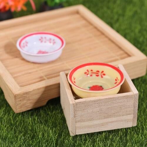 Hot！Mini Alloy Retro Washbasin Simulation Wash Basin Model Furniture Toys for Doll House 1:12 Dollhouse Miniature Accessories