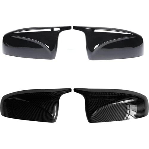 Rearview Side Mirror Cover for BMW- X5 E70 X6 E71 2008-2013 Side Door Rearview Cover Caps ABS