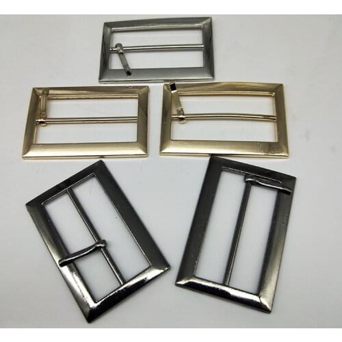 Metal Square belt buckles for shoes bag garment decoration 4 cm 3 colors Belt Buckles decoration DIY Accessory Sewing 10 pcs/lot