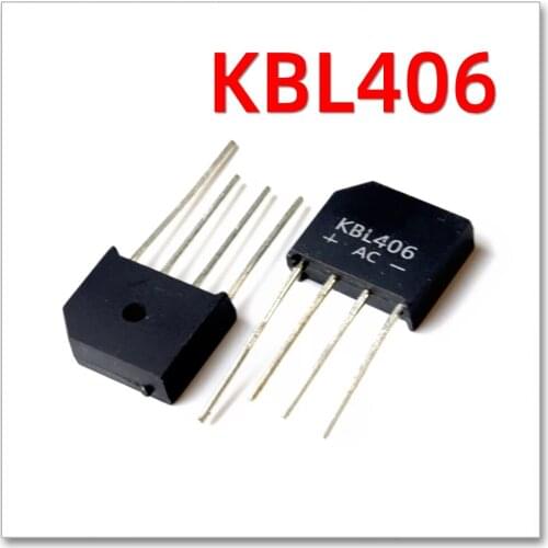 10pcs/lot KBL406 Bridge Rectifiers