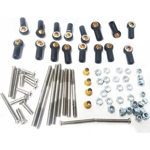 Upgrade Nylon Metal Ball Tie Rod MN Model 1:12 D90 D91 RC Car Spare Parts