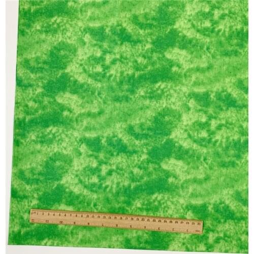 Solid color Grass green blooming Cotton Fabric Sewing Quilting Cloth star pattern Patchwork Needlework Handmade DIY Material
