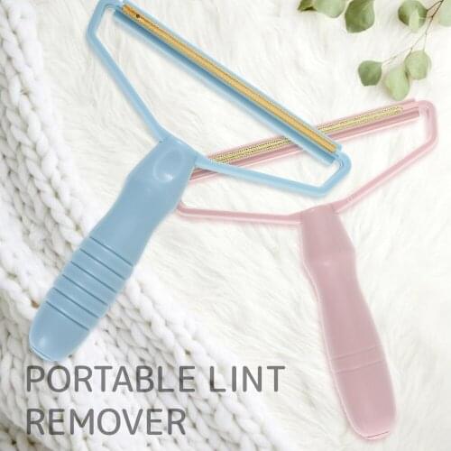 Portable Hair Remover Manual Clothes Lint Remover Fuzz Babric Shaver Brush Double Side Hair Cleaning Tool for Woven Coat Carpet