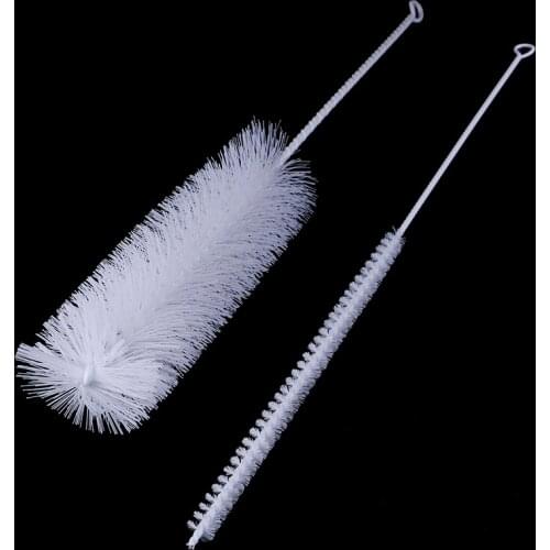Straw Brush Bottle Shisha Hookah Cleaner Brush With 2 Size Brushs Shisha Hookah Pipe Cleaners Accessories Cleaning Brushes